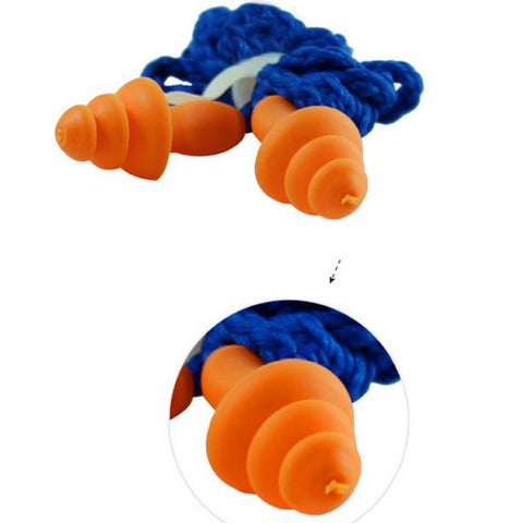 Soft Silicone Corded Ear Plugs
