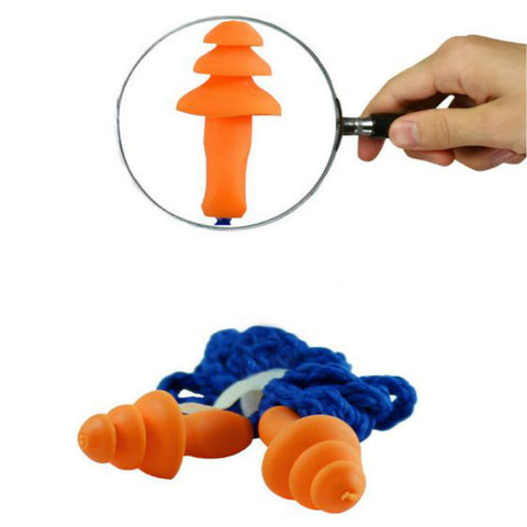 Soft Silicone Corded Ear Plugs