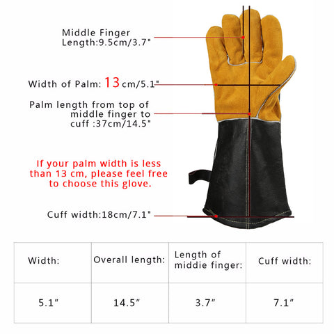 Antistatic Long Sleeve Welding Gloves