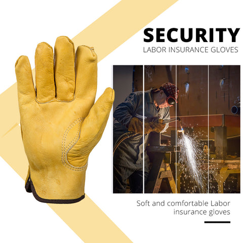 Cowhide Protection  Safety  Gloves