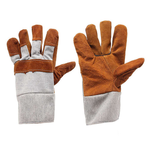 Soft Cowhide Leather Plus Gloves