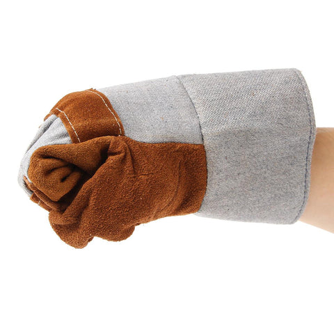 Soft Cowhide Leather Plus Gloves